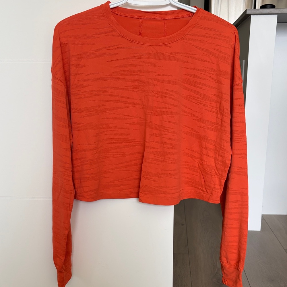 Lululemon Muscle Love Long-Sleeve *Tiger Mesh WMCO 6, size 6
